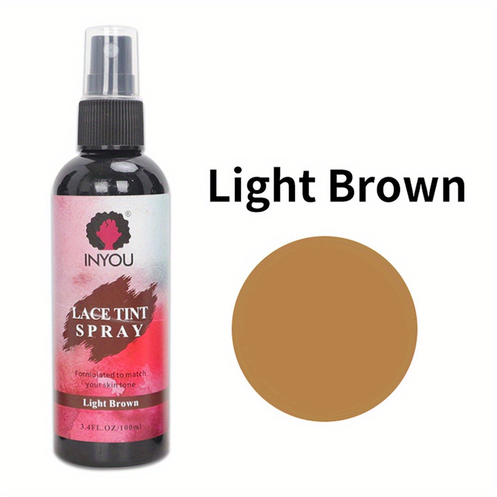 Brown Lace Tint Spray+IKT Wax Stick+Ghost Bond Glue+Wig Cap Combo, Shop  Today. Get it Tomorrow!