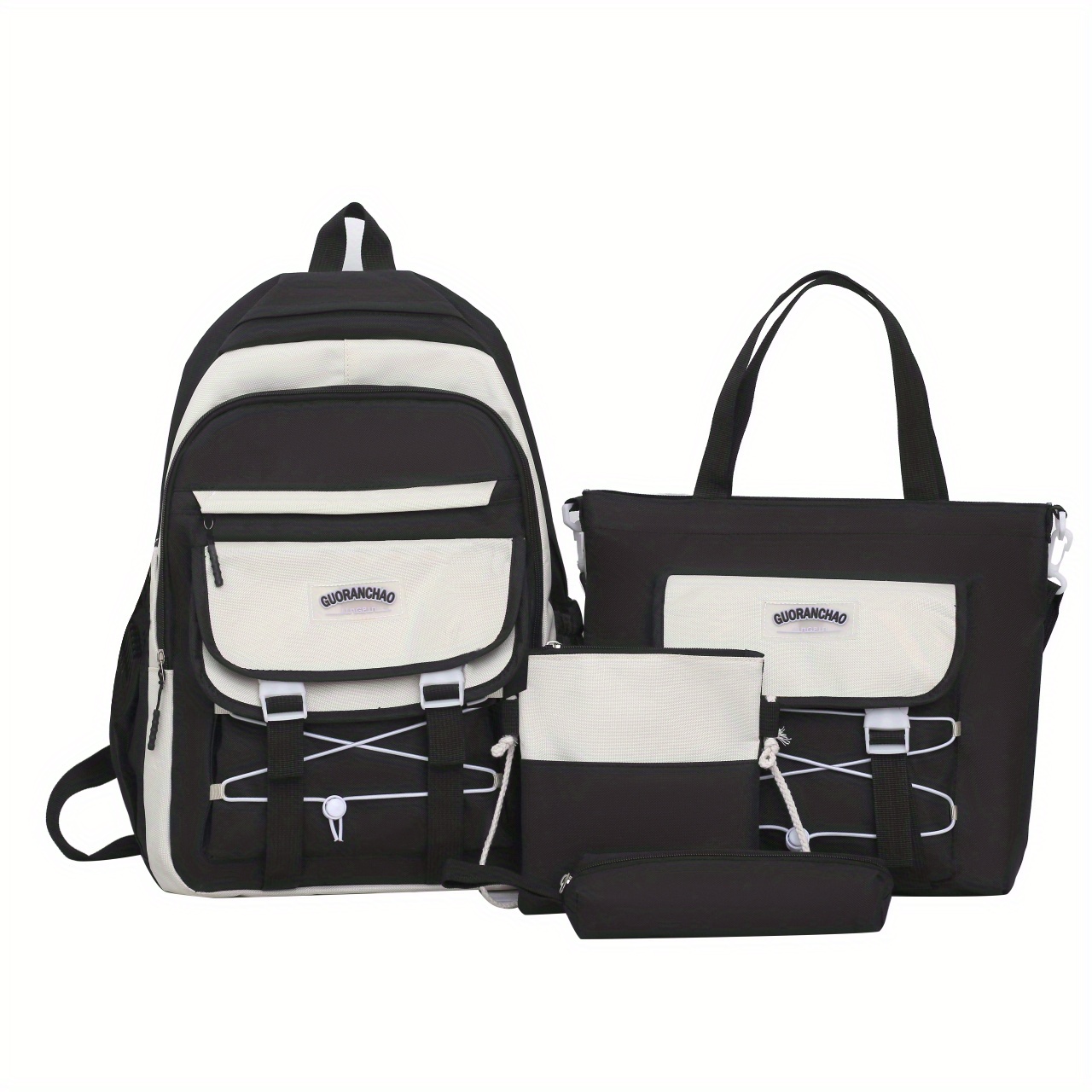 Kawaii Laptop Backpack Set Aesthetic Preppy Style Travel - Temu