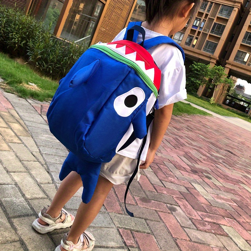 Kids Shark Mini Backpack - Blue