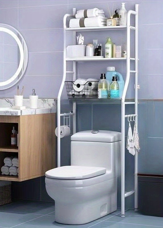 Over The Toilet Storage Rack 3 tier Bathroom Organizer Multi - Temu