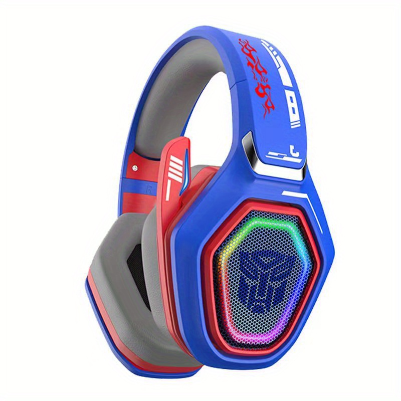 Transformers Gaming Headphones TF-G01 Sem Fio Com Microfone Amarelo Preto  Jogo / Esporte / Música Redução De Ruído Lâmpada RGB Para IPhone Para Ios  Para PC - Temu Portugal