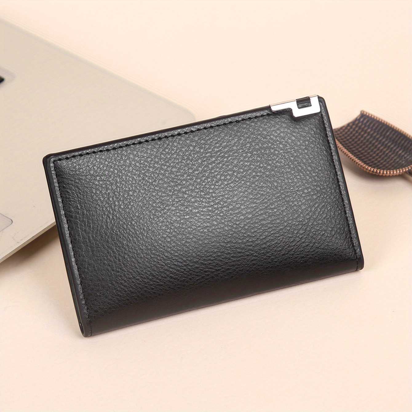 Genuine Leather Wallets Phone Men's Leather Wallets Long Wallet Clutch Money Clip Wallet