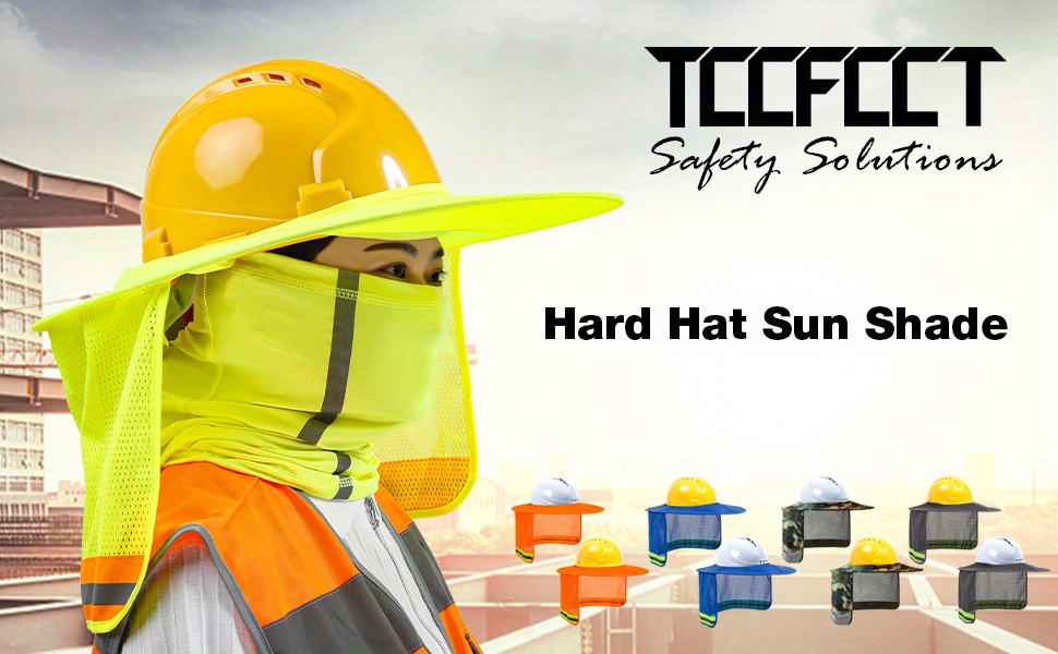 China Parasol de protección solar para el cuello para casco de