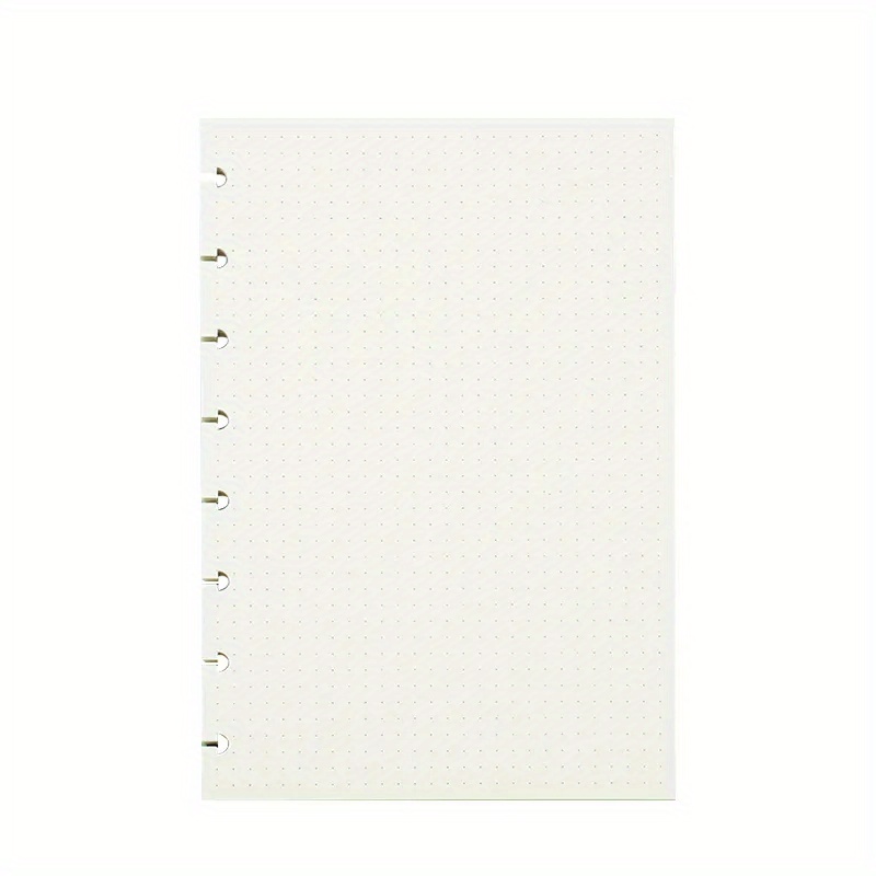60 Pages Mushroom 8-Hole A5 Refill Paper for Disc Bound Planner