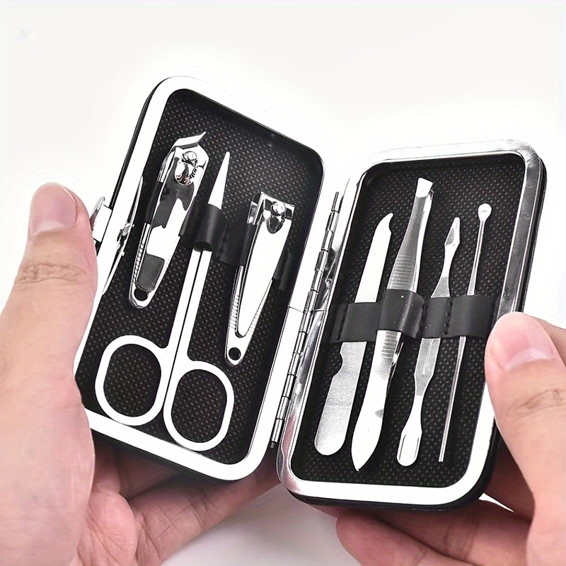 4 Pcs Manicure Set Stainless Steel Nail Clippers, Beauty Tool Portable Set  Professional Grooming Kits, Travel Nail Kit For Men Women