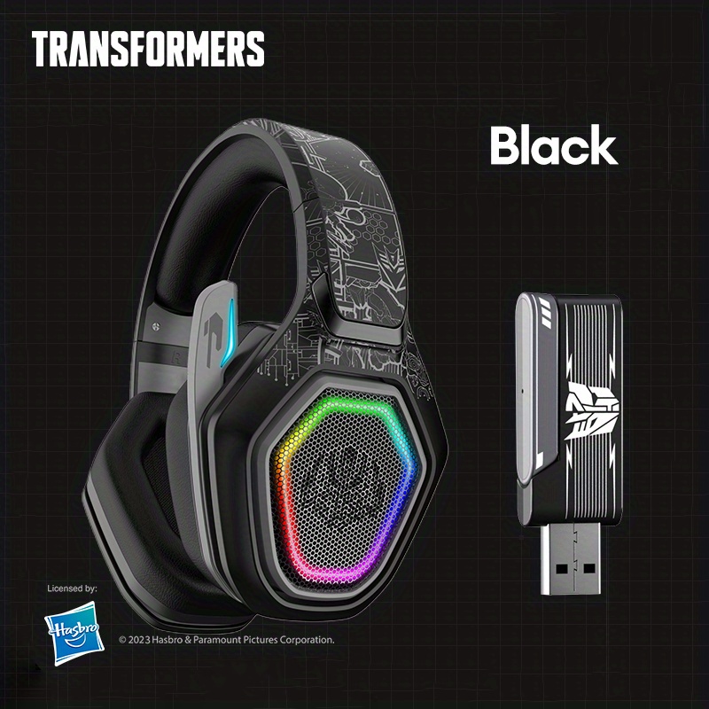 Transformers Gaming Headphones TF-G01 Sem Fio Com Microfone Amarelo Preto  Jogo / Esporte / Música Redução De Ruído Lâmpada RGB Para IPhone Para Ios  Para PC - Temu Portugal