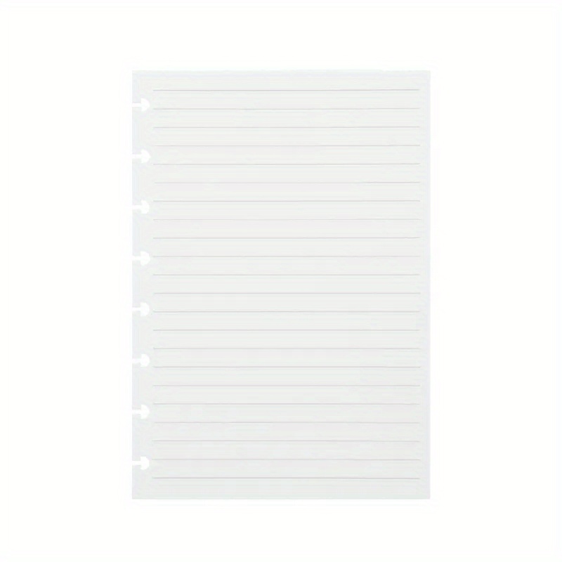 60 Pages Mushroom 8-Hole A5 Refill Paper for Disc Bound Planner