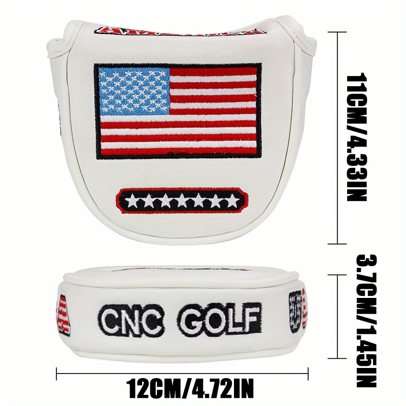 New Usa Large Mallet Putter Head Cover Closure Temu United
