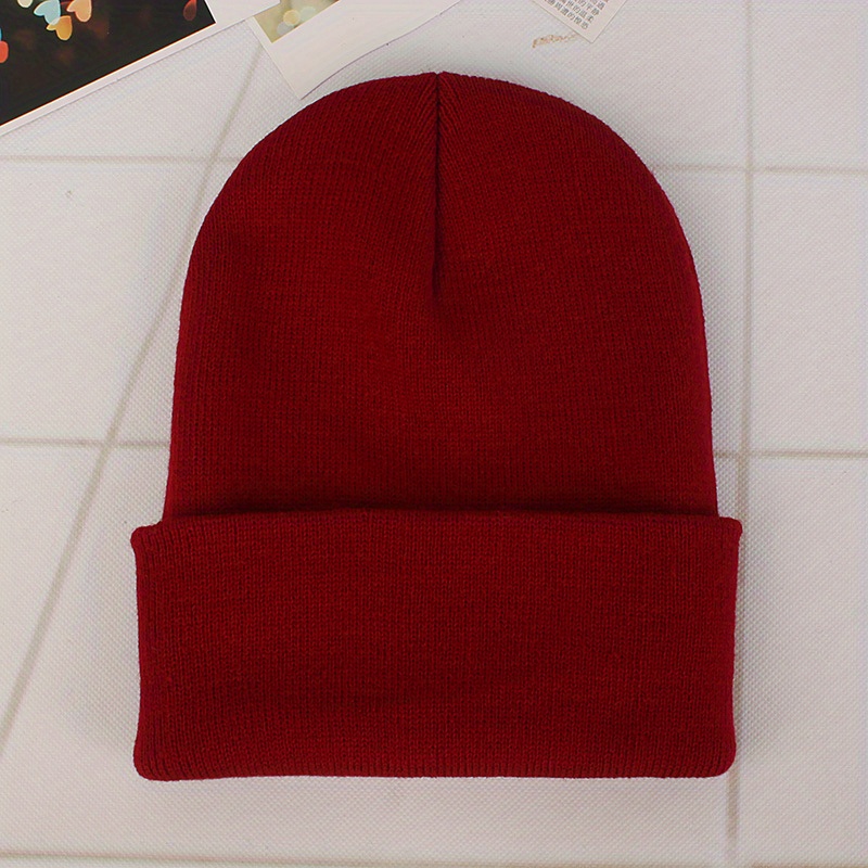 Pelagic Knitted Hat Beanie Autumn Winter Hat Warm Acrylic Color