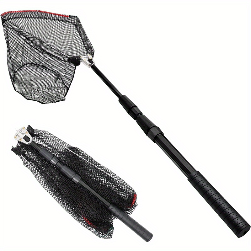 BESPORTBLE 3pcs Fishnets Fishing Accessories Foldable Fishing Net Ground  Grid Triangle Fishing Supplies