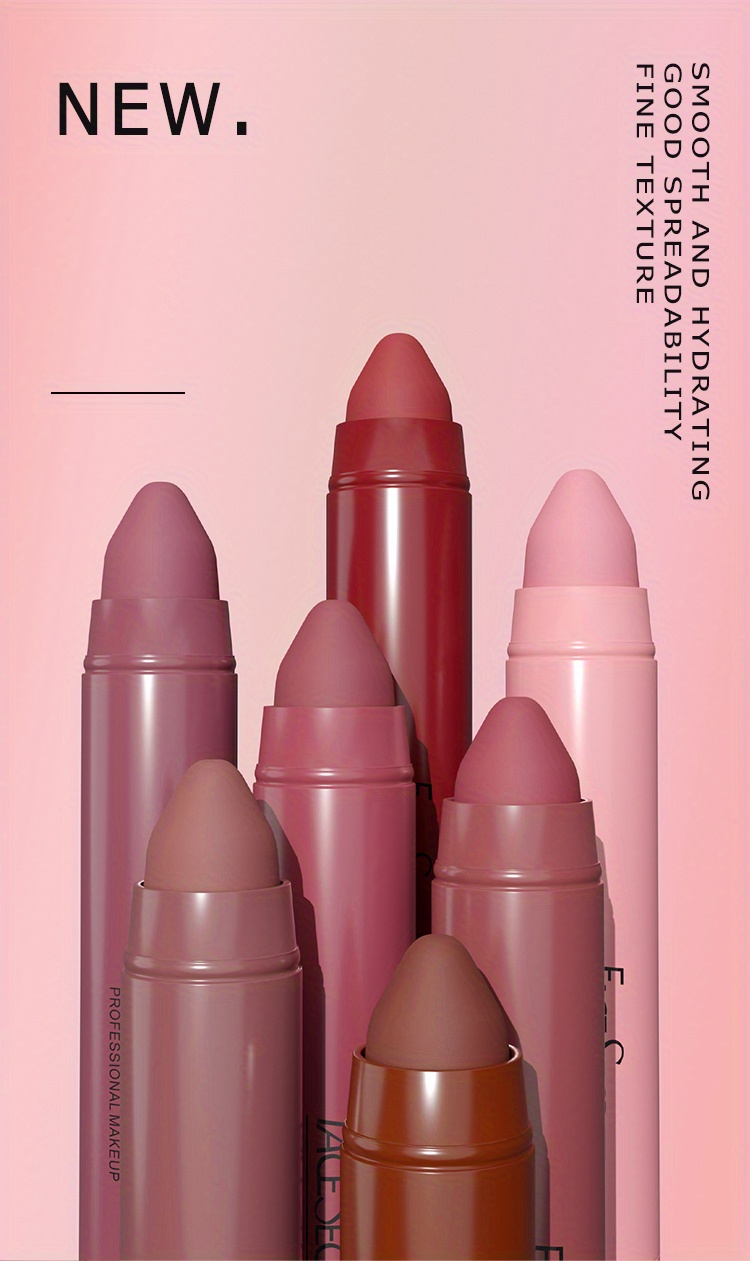 12 Colors Matte Lipstick Velvety Long Lasting Color Lipstick