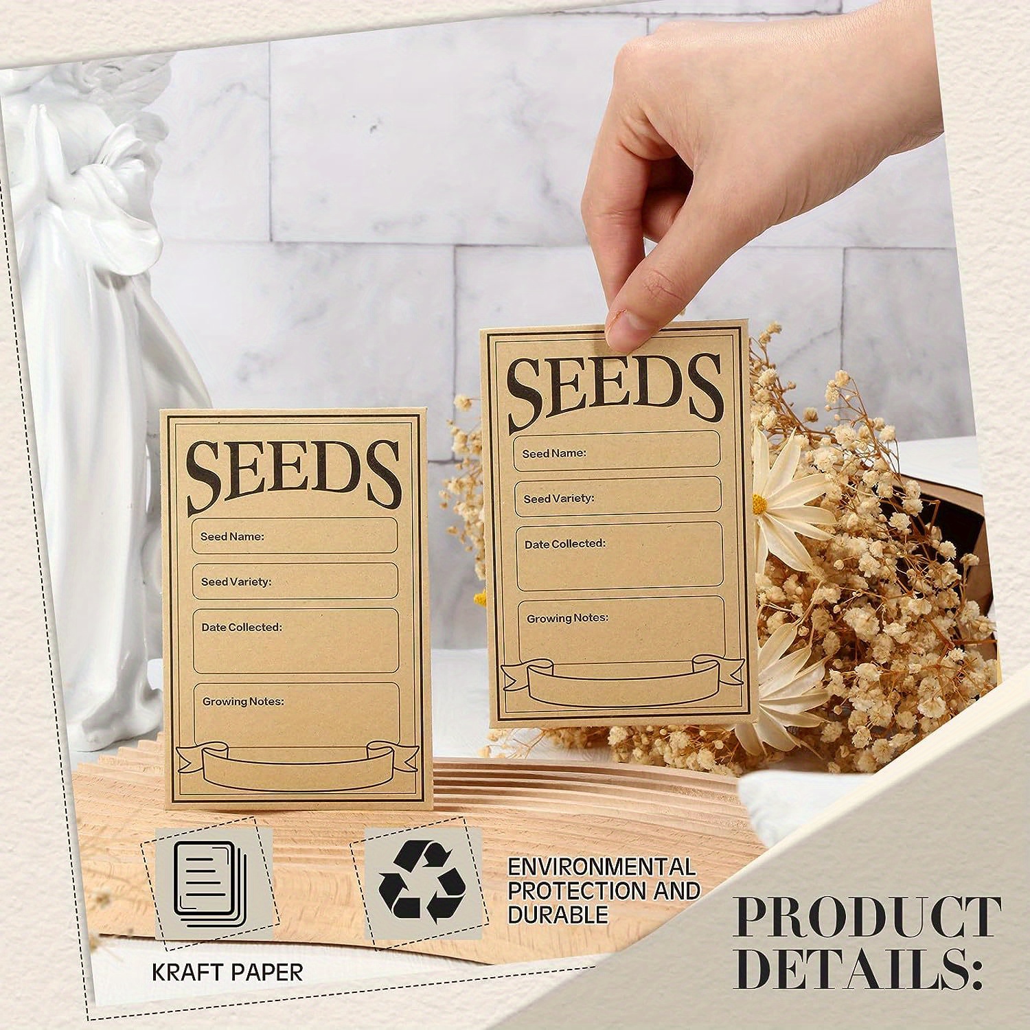 Resealable Self Sealing Seed Envelope Seed Packets Seed - Temu