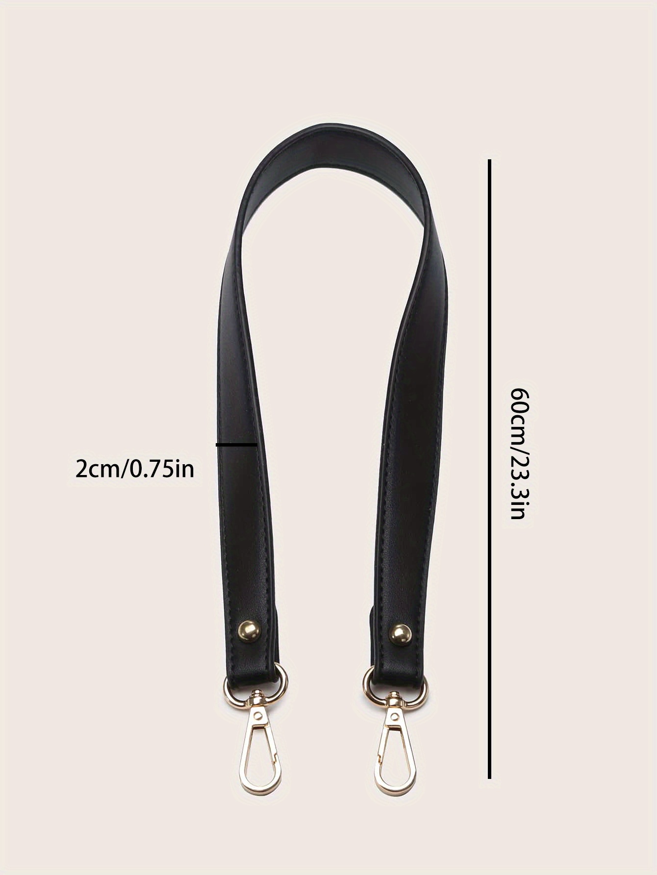 Long PU Leather Bag Strap Accessories For Handbags Adjustable Wide