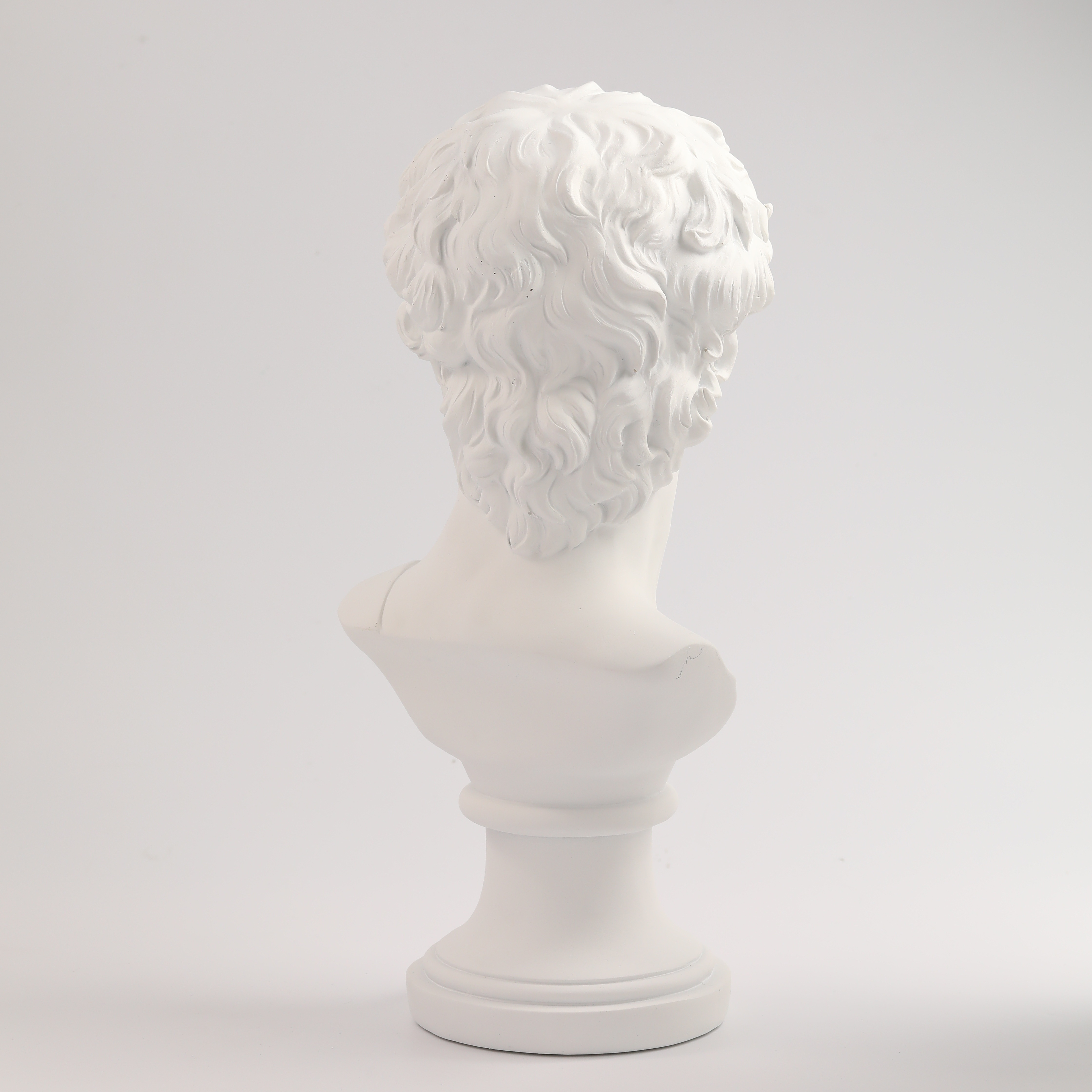 Greek White Mask David Man Statue Classic Resin Roman Temu