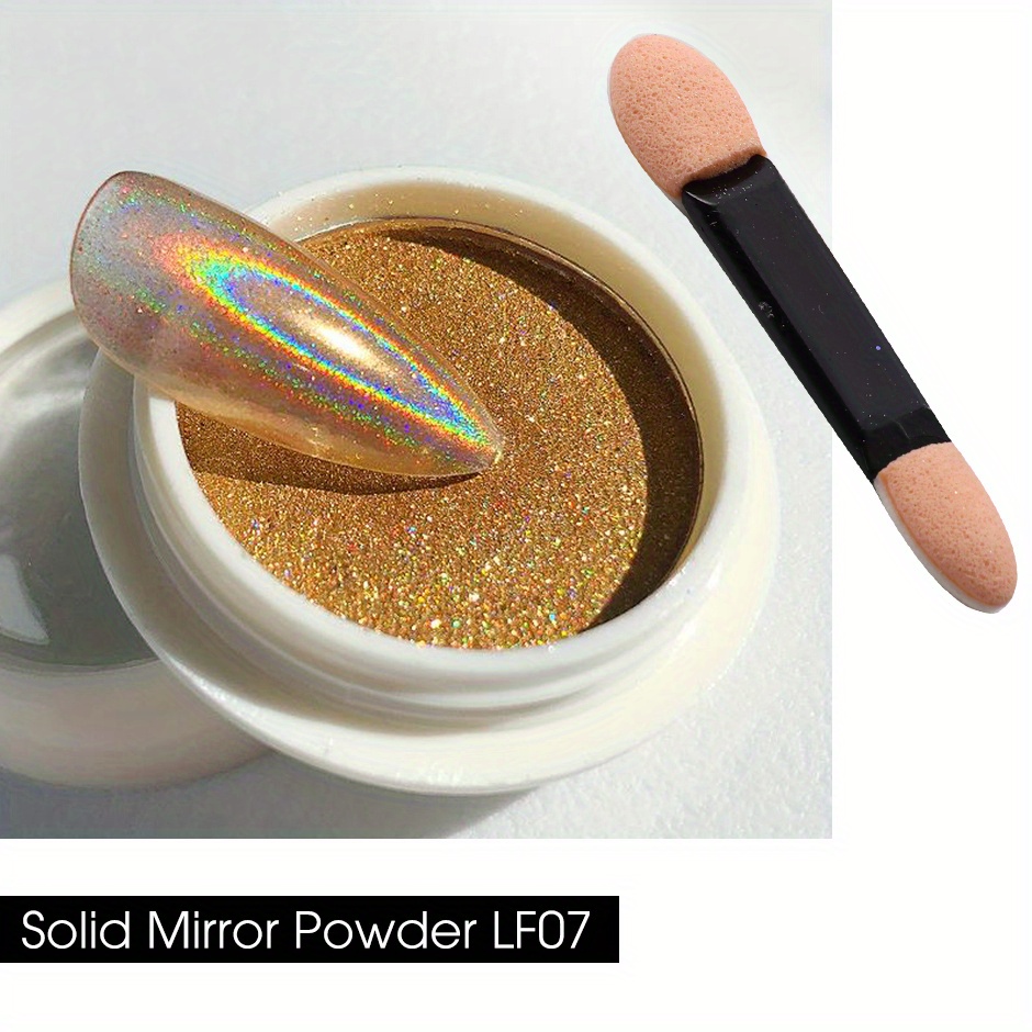 Chrome Nail Powder: Mirror-Like Metallic