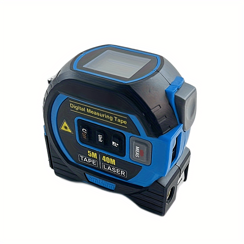 Migprc 1pc Blue 3 in 1 Laser Tape Measure Medidor Distancia - Temu