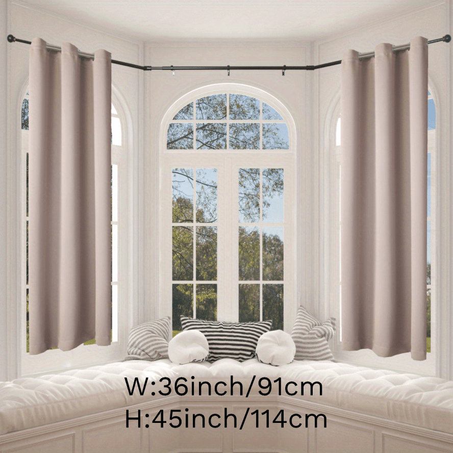 Cortinas extralargas con bloqueo de luz, 1 panel decorativo con aislamiento  térmico con ojales de 2 pisos, panel de cortina de ventana de 13 pies de