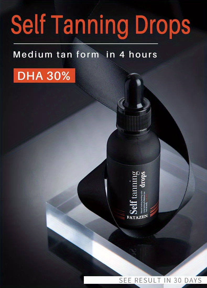 30 Dha Self Tanning Drops Moisturizing Skincare Matte Self Temu