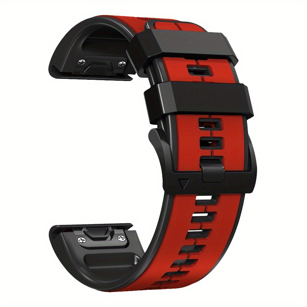 Silicone Quick Watch Band Easy Fit Strap For Garmin Fenix 7X 7 6X