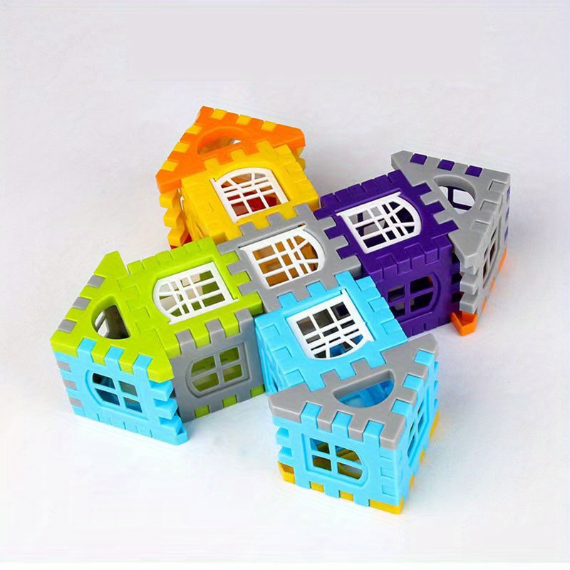 Block Building Block Puzzle, Children's Educational Puzzle Toy