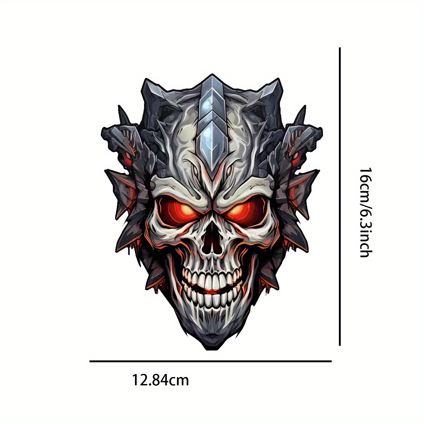 Skeleton Head Stickers Car Stickers Waterproof Computer - Temu