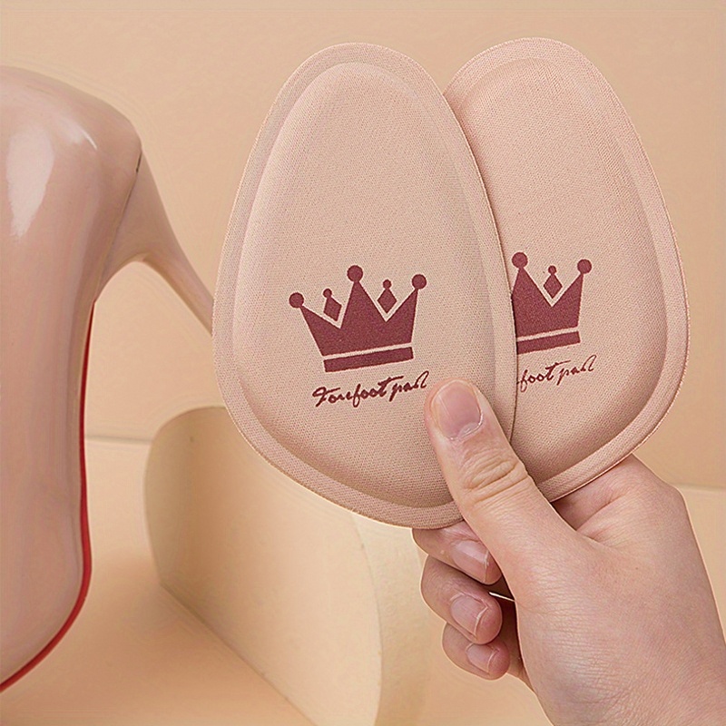Women's High Heels Forefoot Pads Non-slip Pain Relief Insert Half Insoles Front Foot Cushion Foot Care Shoe Pads Insole