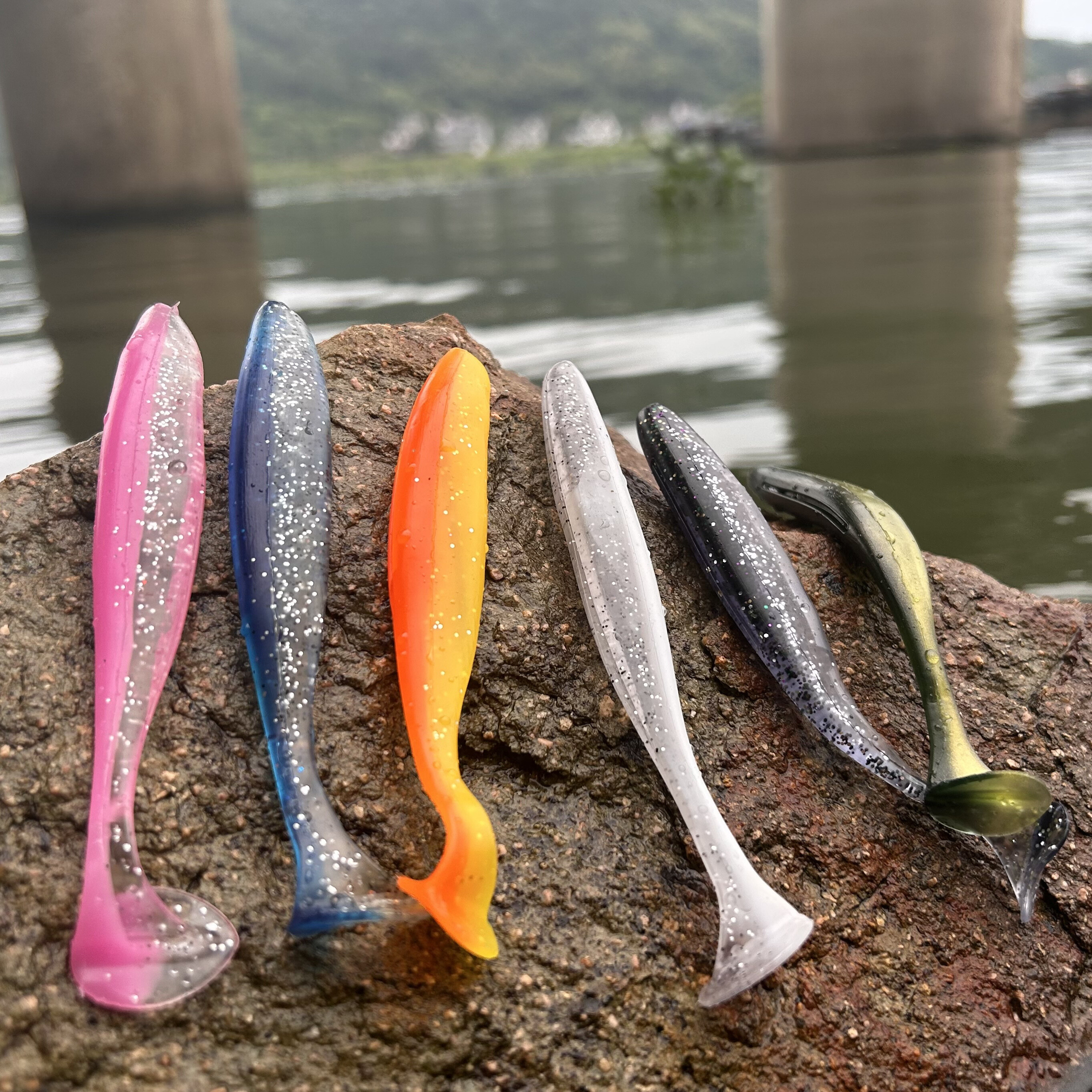 Elastic Soft T tail Fishing Lures Artificial Floating - Temu Portugal