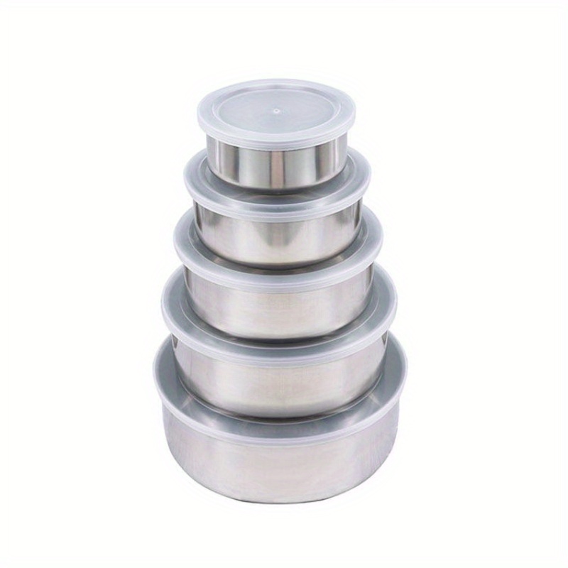 Round Containers - Stainless Steel