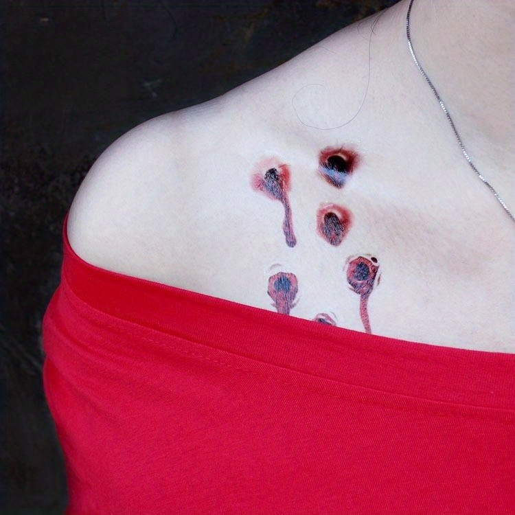vampire bite marks tattoo