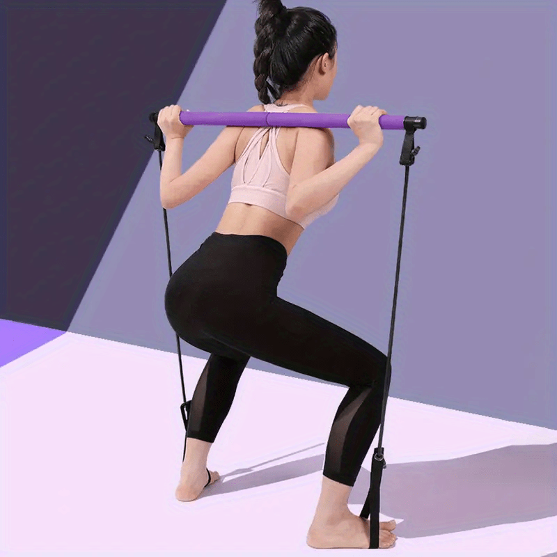 Multifunctional Yoga Bar Yoga Tension Bar Resistance Band - Temu