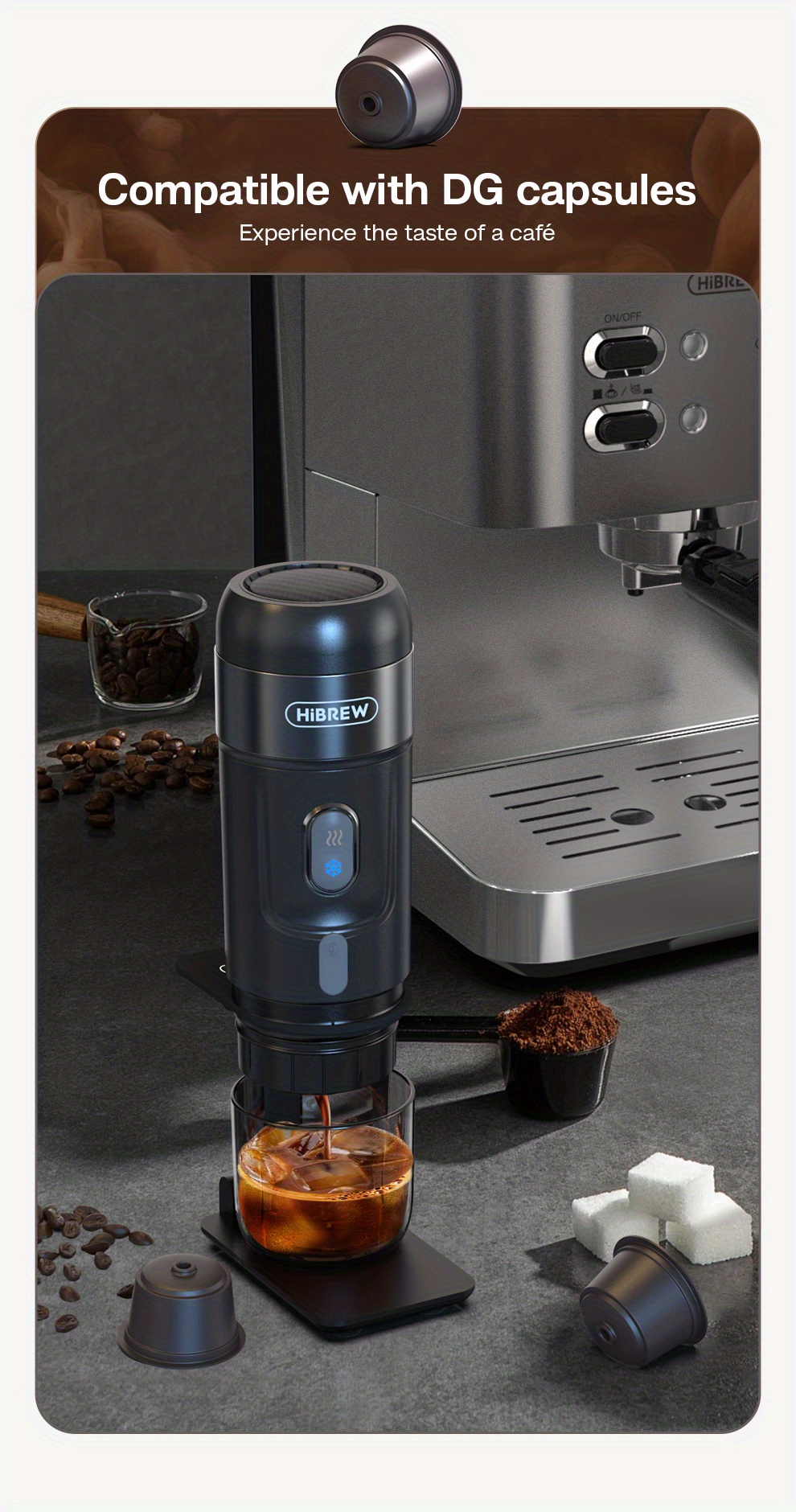 Portable Capsule Coffee Maker Machine Portable Espresso - Temu