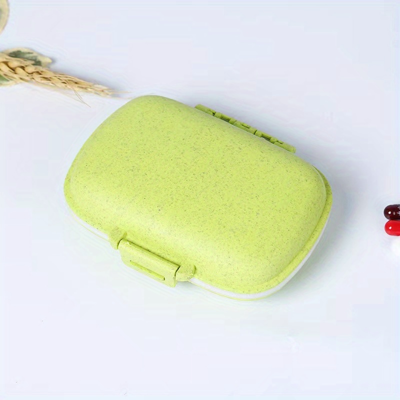Small Pill Box Waterproof Portable Daily Pill Case Travel Medicine