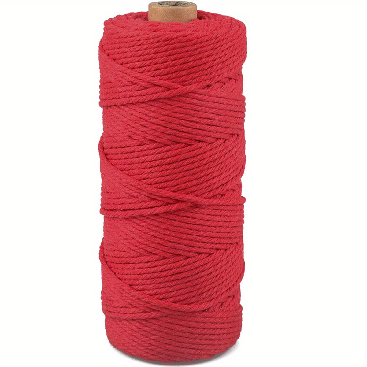 Solid Color Braided Rope X 109 Yards Cotton Fringe Thread - Temu