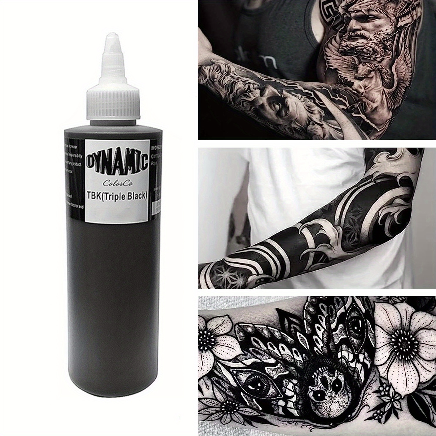 Black Tattoo Ink Professional Tattoo Tattoo Painting - Temu