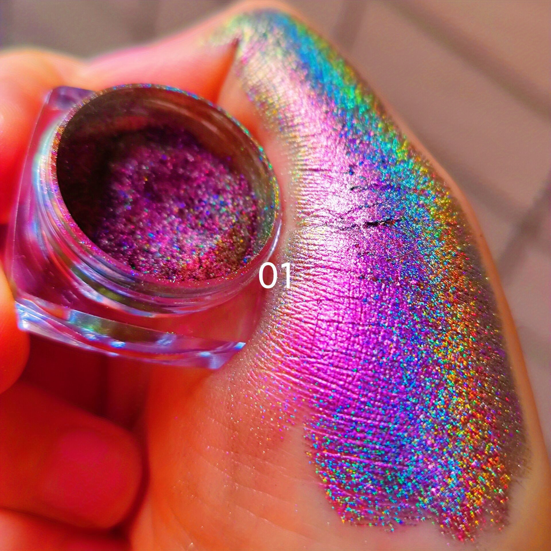 Holographic Eyeshadow Pigment Eyeshadow Powder Chameleon