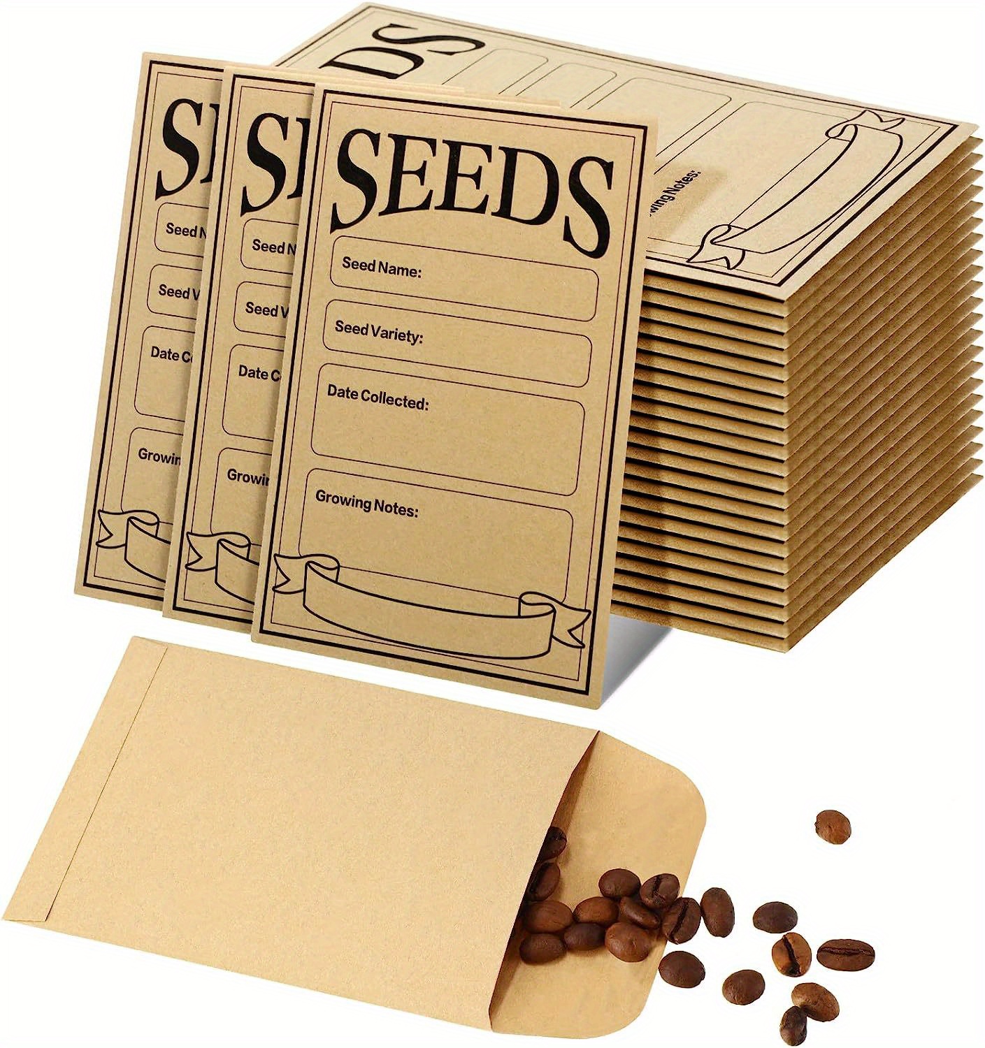 Seed Envelopes Reusable Self Sealing Seed Envelope Seed - Temu