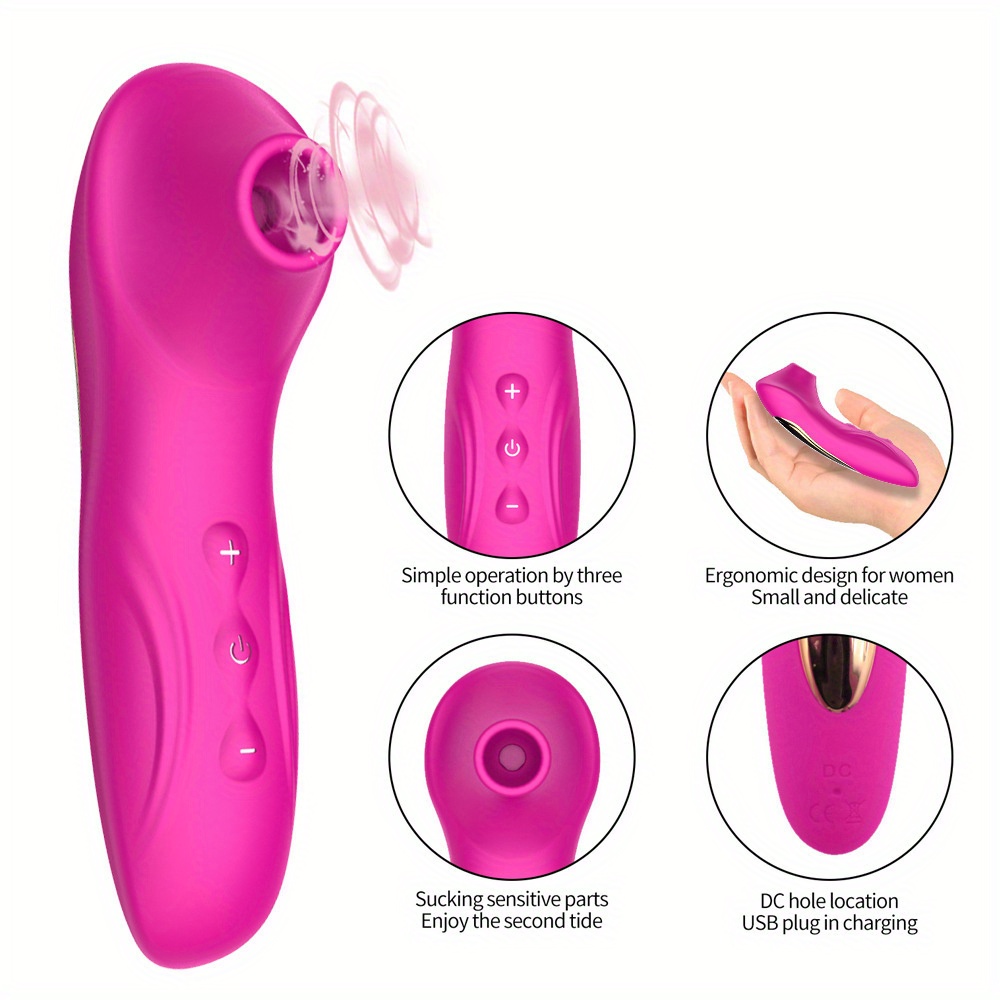 Nipple Toy Vibrator,Nipple Suckers Vibrator Vibrating Nipple Transparent  Clamps Sucking Stimulator Massager with 10 Powerful Vibration，Rechargeable