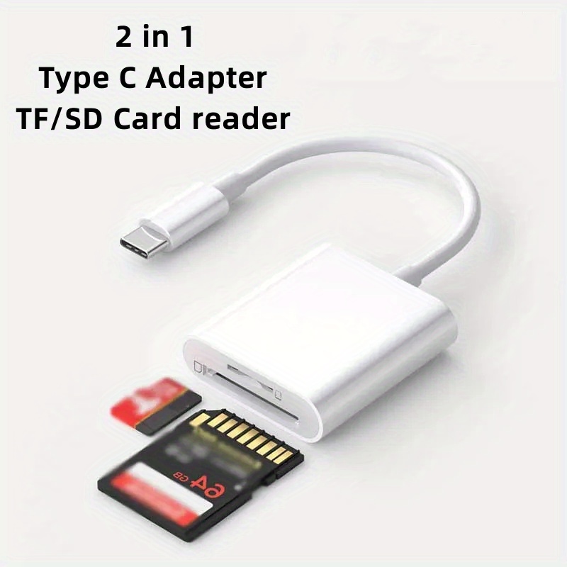 Lecteur De Carte USB C Vers SD Adaptateur De Carte Mémoire - Temu France