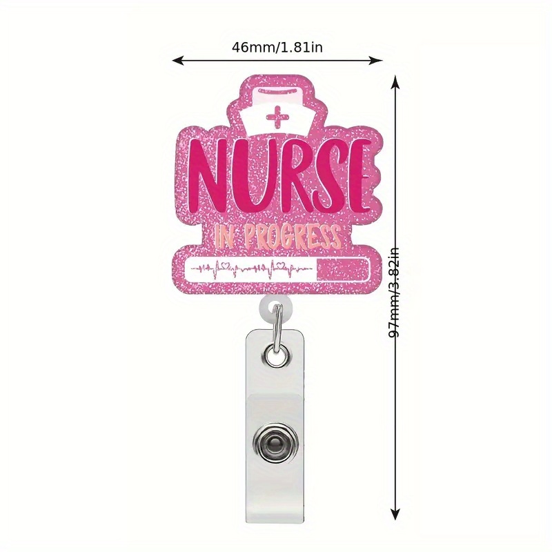 Caroline's Treasures AN1209BR Gold Ribbon for Childhood Cancers Awareness  Retractable Badge Reel for Nurses ID Badge Holder with Clip Retractable