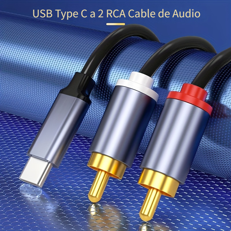 Cable USB A RCA Cable USB 2.0 Macho A 3 Hembras RCA Jack - Temu Chile