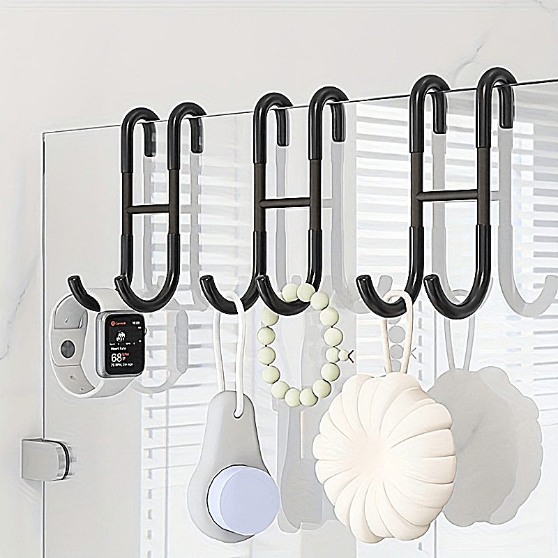 Stainless Steel Shower Door Hooks Door Back Hooks Towel - Temu