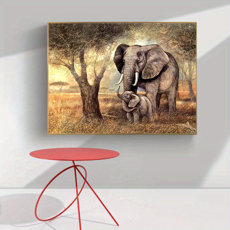 Diy Paint By Numbers Kit For Adults Beginner, Forest Elephant Painting By  Numbers Wall Art Home Decors For Diy Gift Without Frame - Temu United  Kingdom