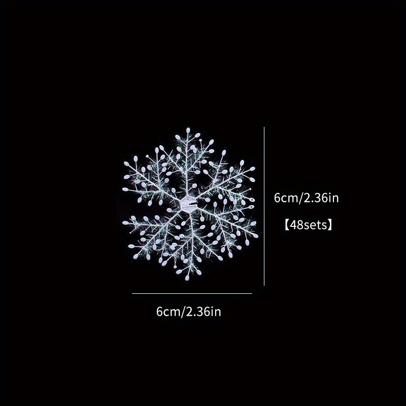 Snowflake Decoration - Temu