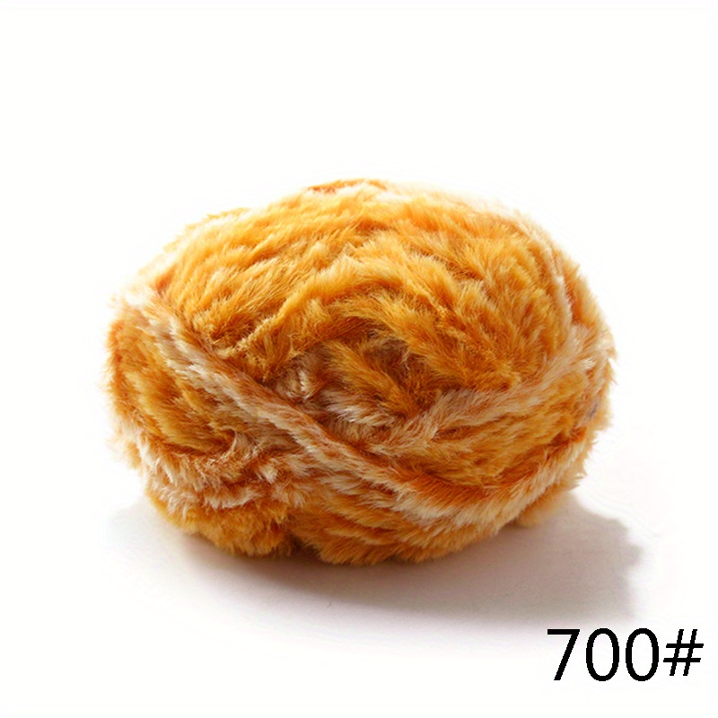 3rolls Total 150g Imitation Mink Feather Yarn Knitted And