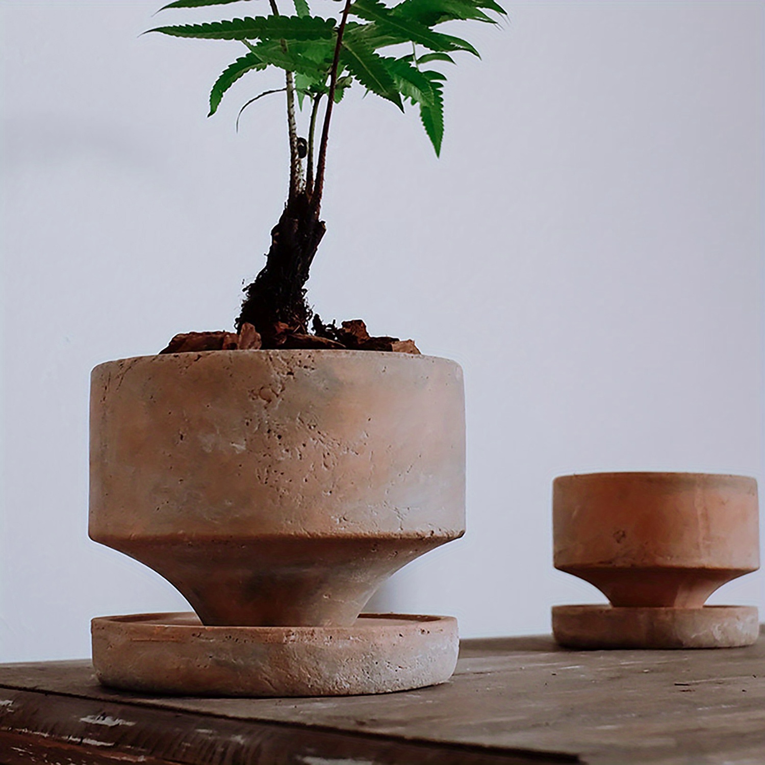 Einfache Atmosphäre Keramik fleischige Pflanze kleiner Blumentopf  atmungsaktives Loch Topfpflanze Haushalt Schreibtisch kreative Topfpflanze  Orname