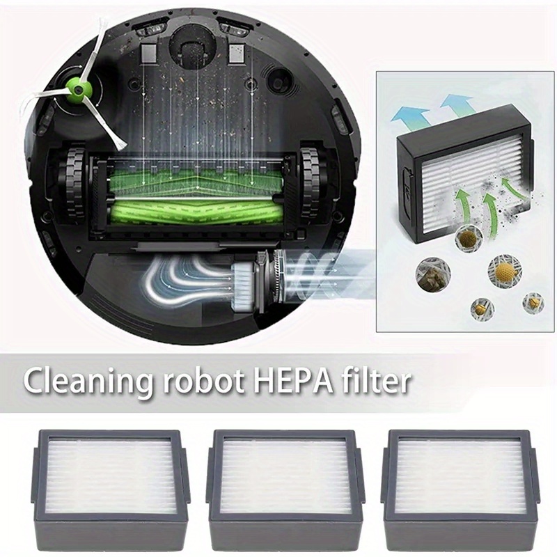 Parts Accessories Hepa Filter Irobot Evo e j Series: E5 E6 - Temu