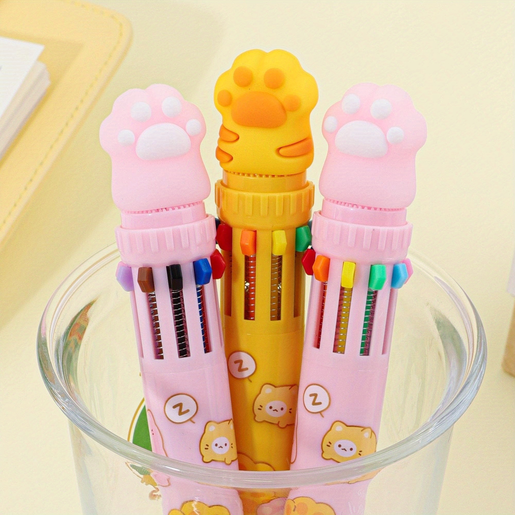 Kawaii Cute Cartoon Colorido Key Shape Gel tinta bolígrafos papelería  papelería para estudiantes útiles escolares papelaria (6)