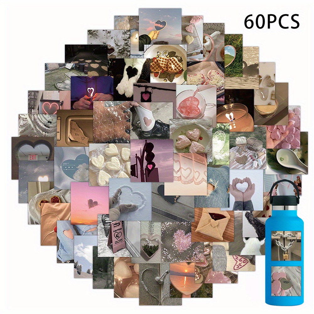 30~60pcs LOVE Stickers for Notebook Laptop Scrapbooking Material