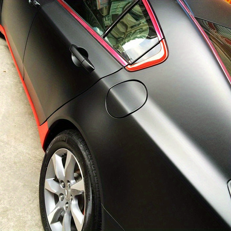 Glossy Black Vinyl Wrap Film Sticker Car Window Trim Film - Temu