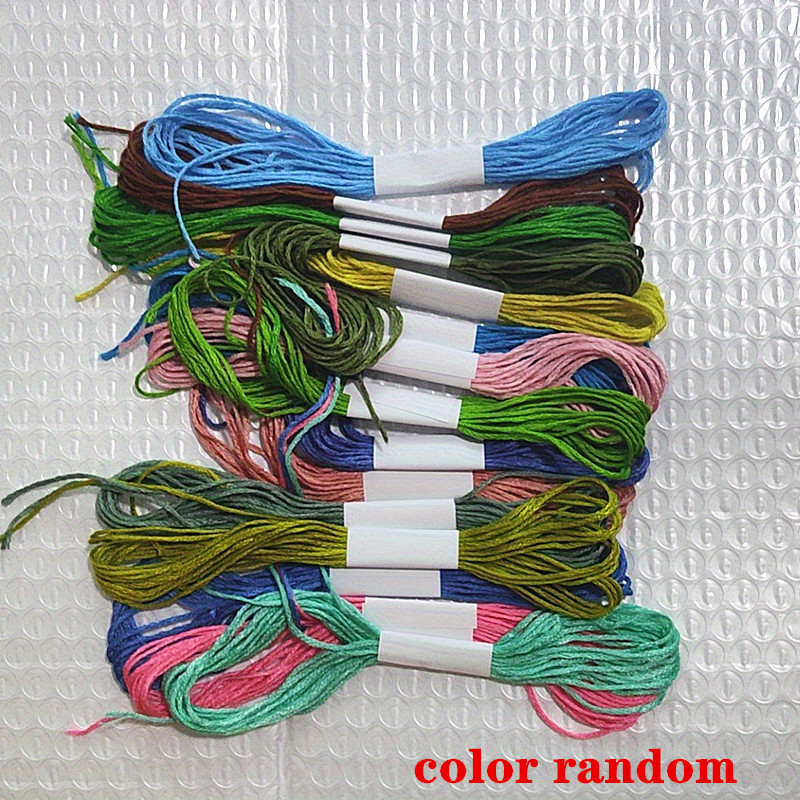 25 Embroidery Floss Bobbins, Set of Skeins, Needlework Threads, Cotton Floss,  Cross Stitch Thread, Six Strand Thread, Lots of Colors 